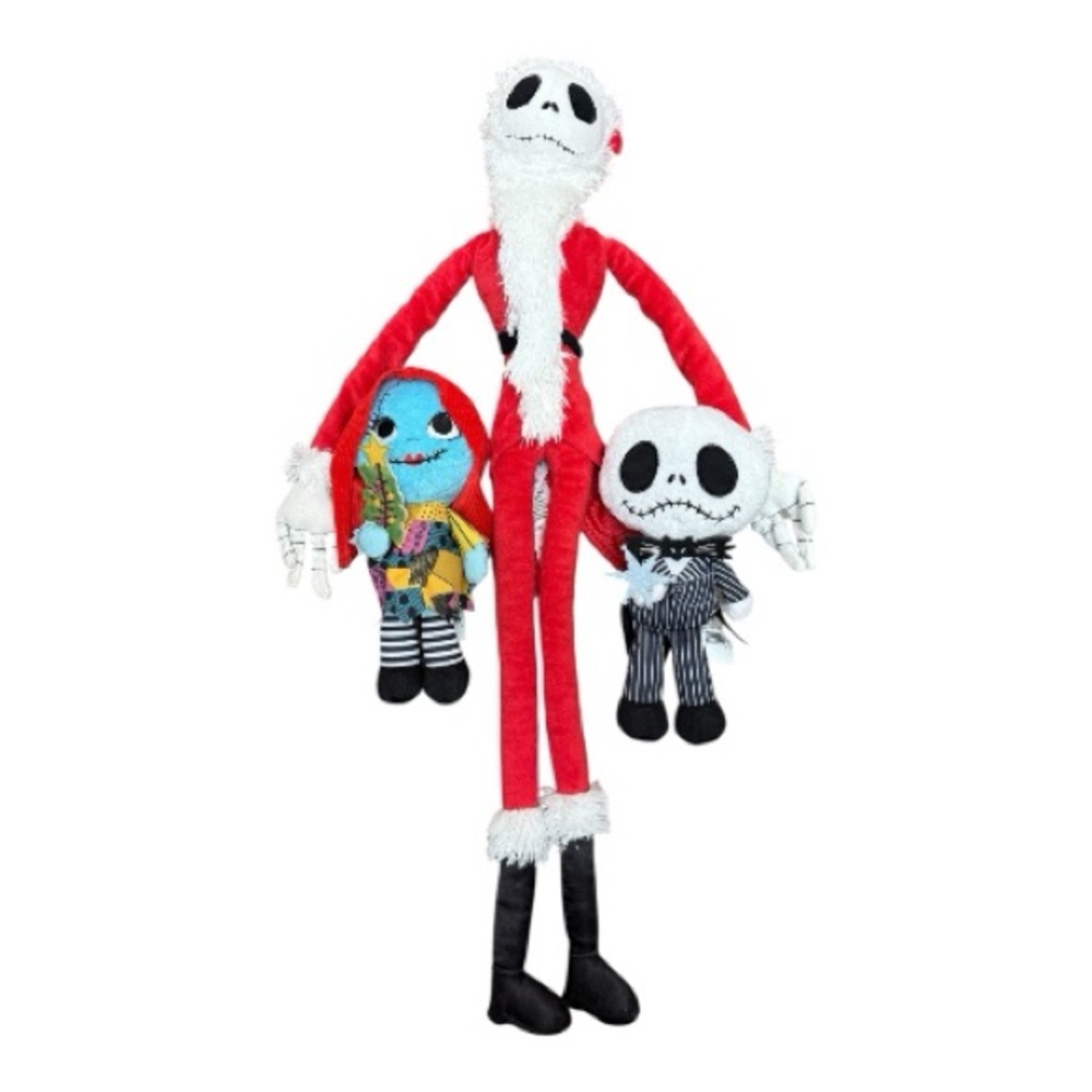Disney Nightmare Before Christmas Plushies Jack Skellington and Sally
